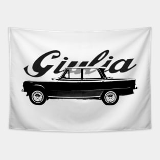 Alfa Romeo Giulia (black) Tapestry