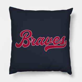 Braves Embroided Pillow