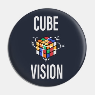 Cube Vision - Rubiks Cube Pin