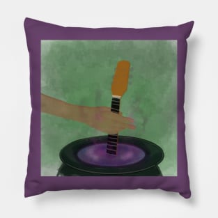 Guitar Brew Brew Witch Magic Song Witchcraft With Music Pillow