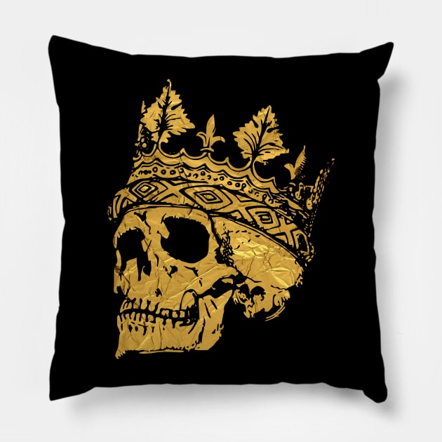 King Midas Pillow by flimflamsam