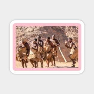 Namibia. Damara Living Museum. Dancing Women. Magnet