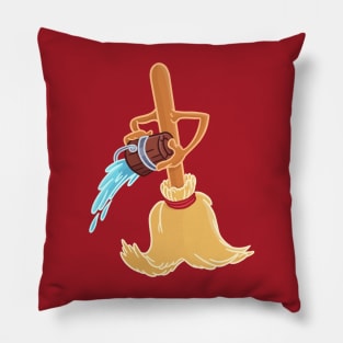 Mean Broom Pillow