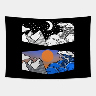 Night and Day Summer Tapestry