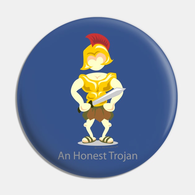 Trojan Pin by dinoneill