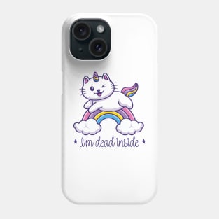 im dead inside Phone Case