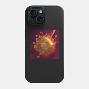 Deep Magenta Dahlia Illumination Phone Case