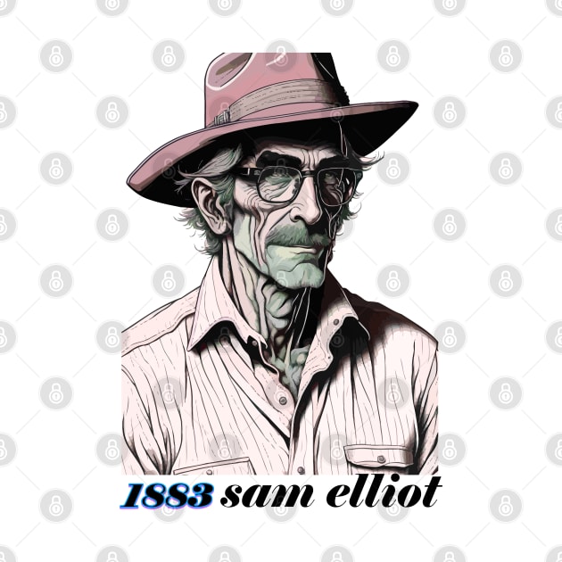 1883 - Retro Sam Elliot by HocheolRyu