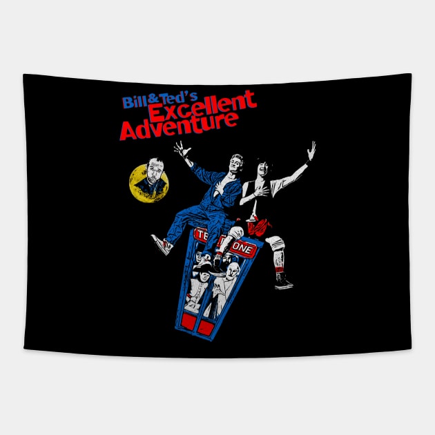 Bill and Ted's Excellent Tee Tapestry by WithinSanityClothing