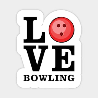 Love Bowling Magnet