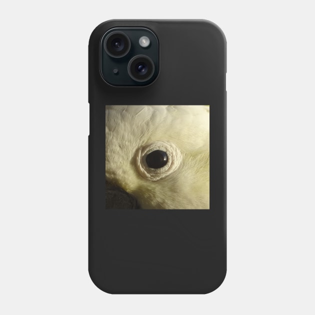 Cockatoo's Eye Phone Case by Julie Vaux