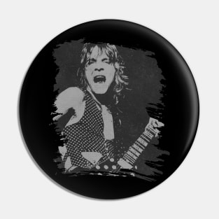 Randy rhoads // Retro Poster Pin