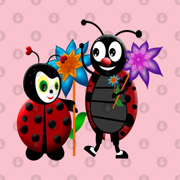 Him & Her ladybug by AmandaRain
