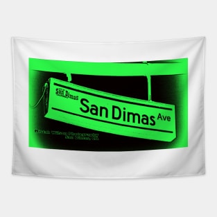 San Dimas Avenue, San Dimas, California by Mistah Wilson Tapestry