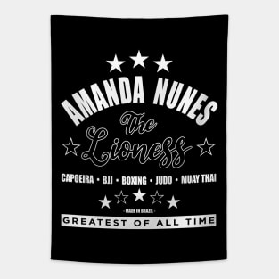 Amanda Nunes Greatest of All Time WHT Tapestry