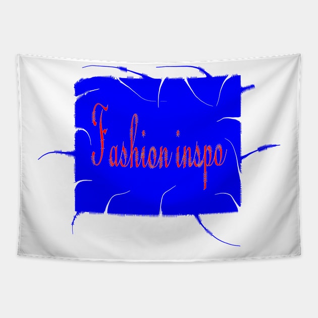 Newest Fashion Inspo Design in Blue Tapestry by Indie Chille