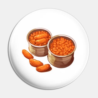 Baked beans in can Pin