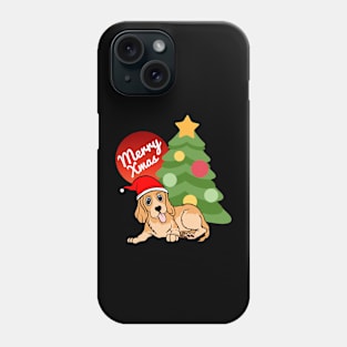 Christmas Dog Merry Xmas T-Shirt Phone Case