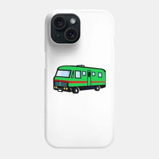 The green motorhome Phone Case