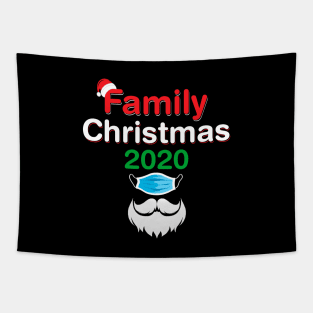 Quarantine Christmas 2020, Cute Xmas Pajamas Family Gifts Tee Tapestry