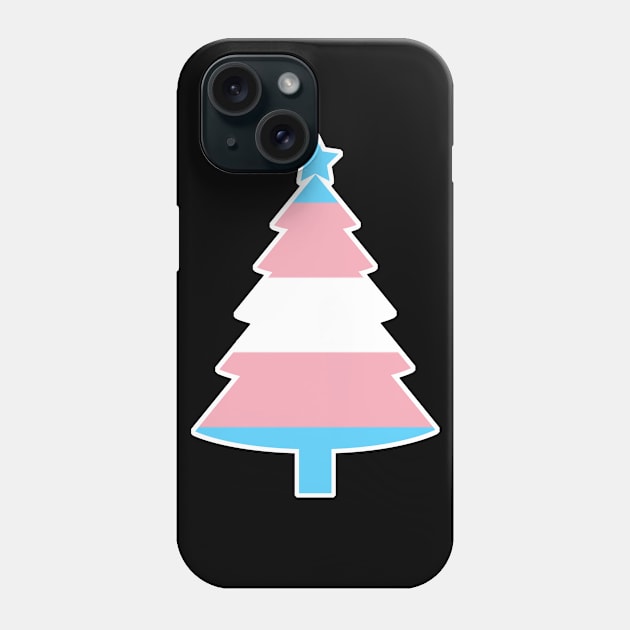 Christmas Tree LGBT Flag Trangender Phone Case by aaallsmiles
