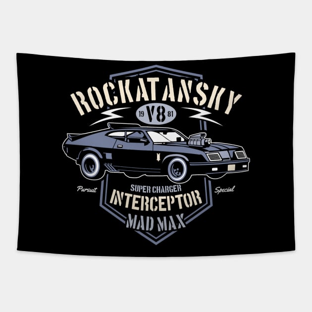 Mad Max V8 Tapestry by OniSide