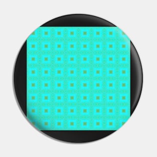 Little Blue and Green Squares. A geometric pattern in blue and green. Pin