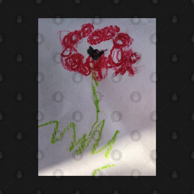 Poppy (done by granddaughter age 4) by Juliejart