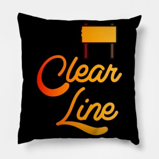 Clear line Pillow