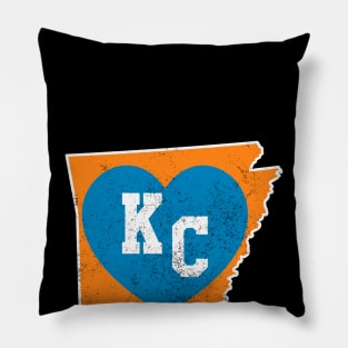 KC Kansas City Original & Classic Kansas City KC Map Pillow