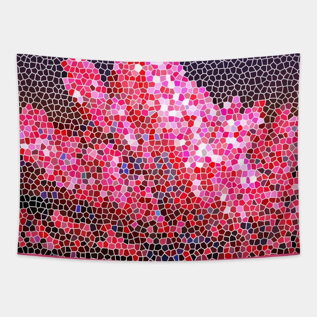 Pink coral artwork Tapestry by Gaspar Avila