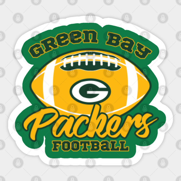 Green Bay Packers Football Green Bay Packers Sticker Teepublic