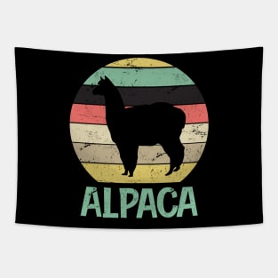 Alpaca Retro Tapestry