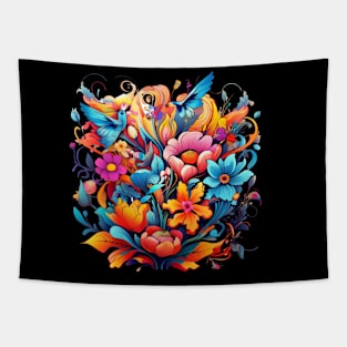 A Whimsical Garden Tapestry