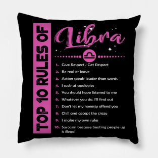 Top 10 Rules Of Libra Birthday Pillow