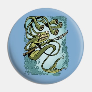 Medusa Siren Pin