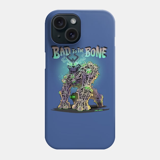 Bad to the Bone Phone Case by ChrisWhartonArt