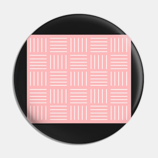 Abstract geometric pattern - strips - pink and white. Pin