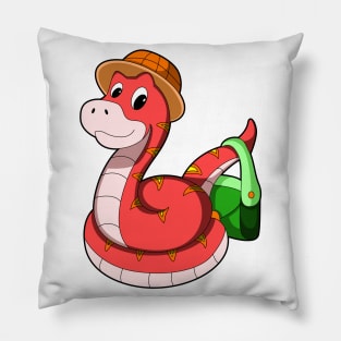 Snake with Purse & Hat Pillow