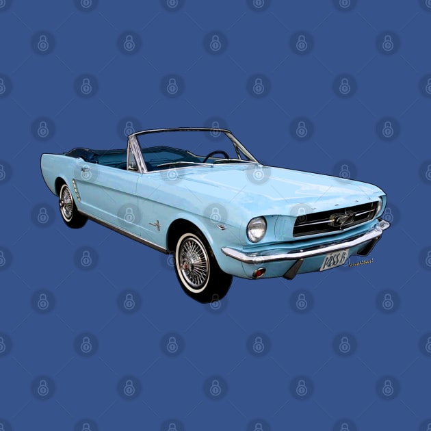 64 65 Ford Mustang Convertible Generation One by vivachas