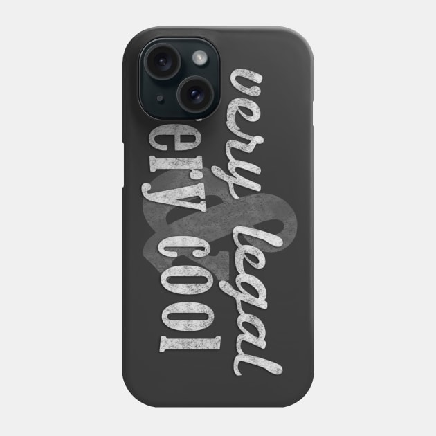 Very Legal & Very Cool - Chalkboard Phone Case by verylegalandverycool