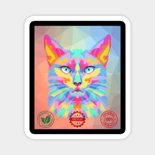 Cute Pride Cat lover Magnet