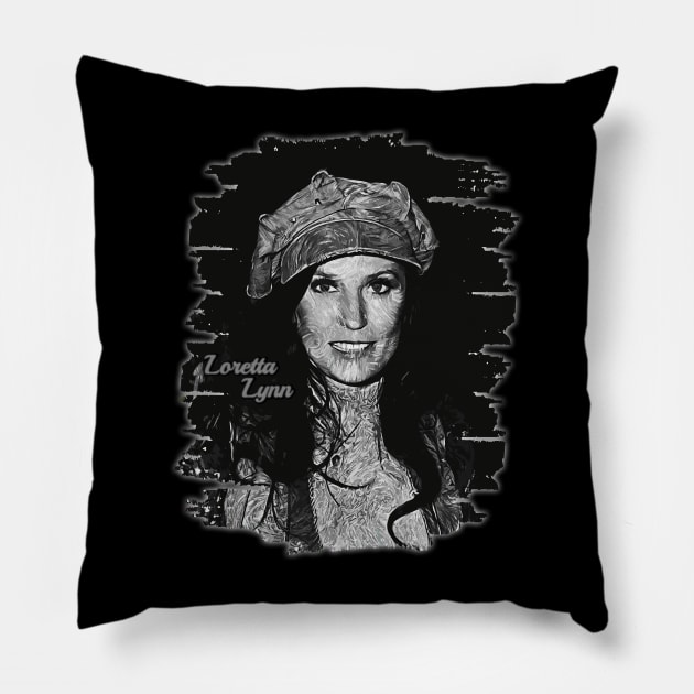 Loretta Lynn Pillow by Nana On Here