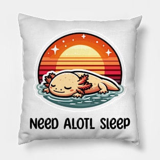 Kawaii Axolotl Sleeping Pillow