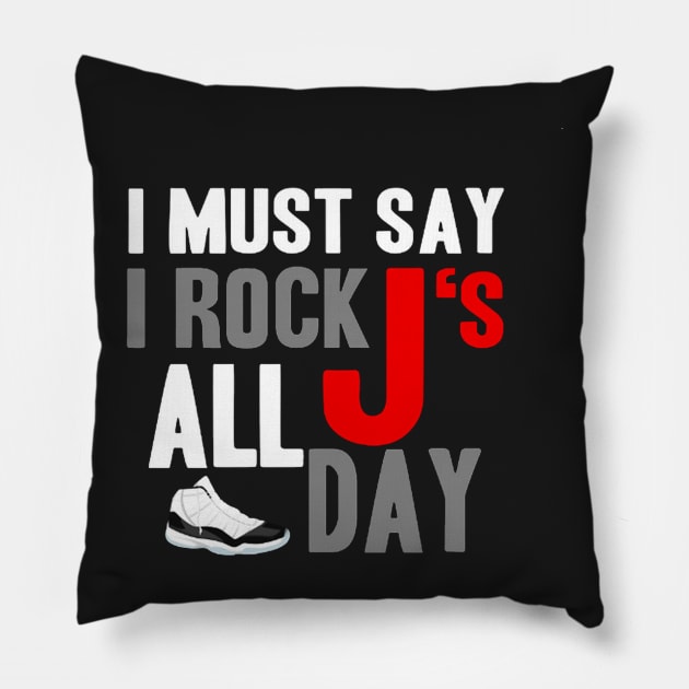 i rock all day Pillow by frankzaboer