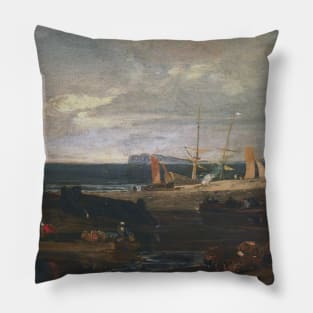 A Scene on the English Coast, 1798 Pillow