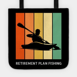 Retirement Plan Fishing Funny Fishing Tote