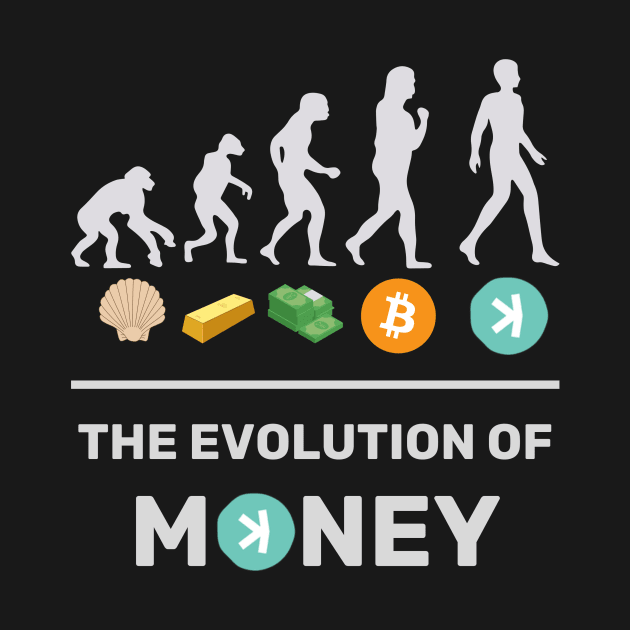 Kaspa The Evolution of Money Grey