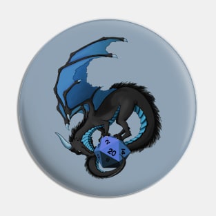 Blue Dragon and a D20 Pin