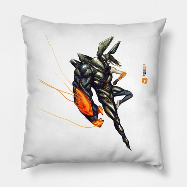 Molten Punch Pillow by OneDalatian